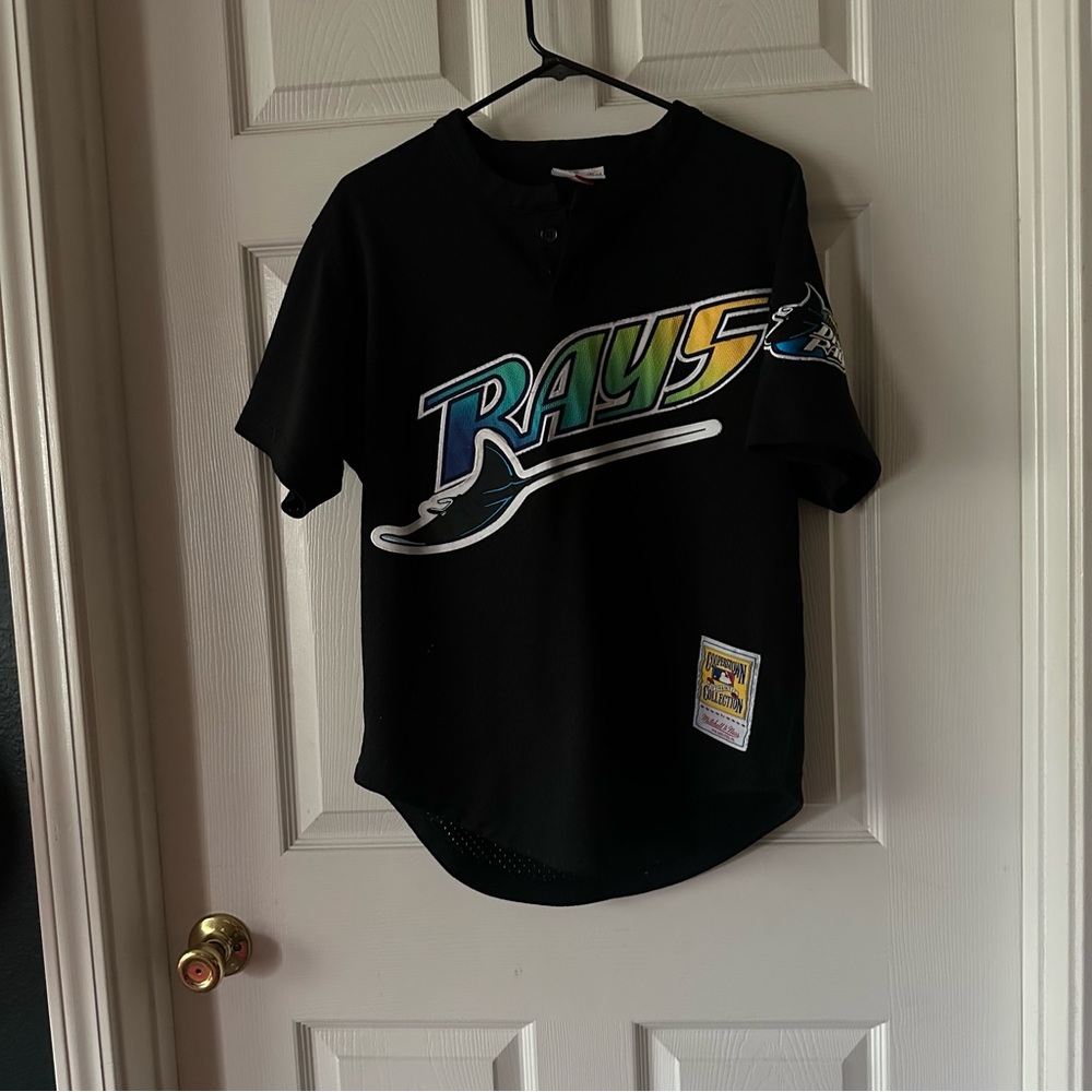 Youth M wade Boggs Black Rays jersey